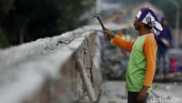 Percepatan pembangunan flyover perlintasan kereta api tersebut didukung oleh penggunaan teknologi Corrugated Mortar Busa Pusjatan (CMP). CMP merupakan pengembangan dari teknologi Corrugated Steel Arch oleh Pusat Litbang Jalan dan Jembatan Balitbang Kementerian PUPR.