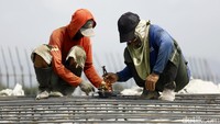 Progres proyek perlintasan sebidang ini telah mencapai 90%.