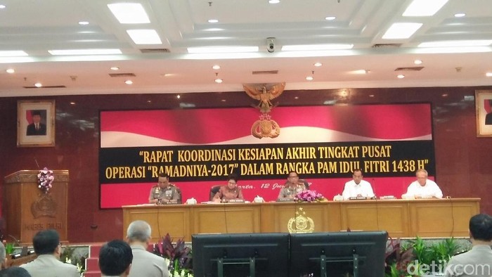 Kapolri dan Sejumlah Menteri Gelar Rakor Persiapan Mudik Lebaran
