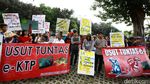 Demo Tuntut Tuntaskan Kasus e-KTP di KPK