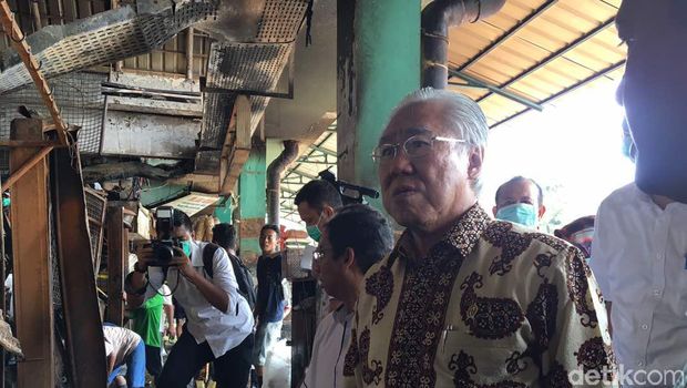 Mendag cek Pasar Kramat Jati pasca Kebakaran