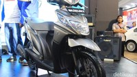 9 Juni 2017, PT Suzuki Indomobil Sales kembali melahirkan Suzuki Nex, yang hadir dengan berbagai perubahan, salah satunya motor di segmen skuter matik (skuitk) ini sudah Euro3. Foto: M Luthfi Andika