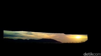 Potret Sunset di Balik Bunker Jepang di Sabang