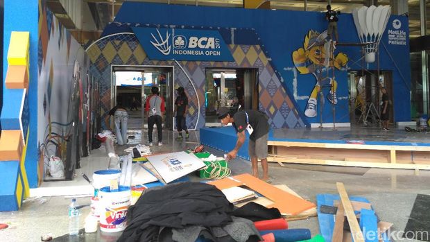 Indonesia Open Sudah Mulai tapi Panpel Masih Beres-Beres