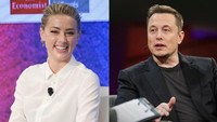 Amber Heard tengah dikabarkan dekat dengan seorang pengusaha kaya raya bernama Elon Musk. Foto: Getty Images