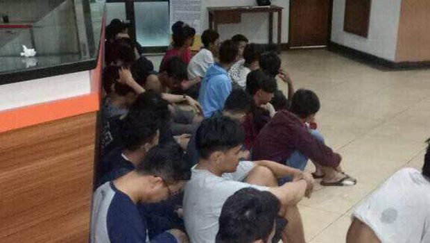 Polisi juga mengamankan 31 sepeda motor.