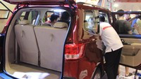 MPV Pesaing Avanza-Xenia Cs ini dipamerkan di PRJ agar konsumen dapat melihat. Foto: M. Luthfi Andika