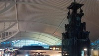 Oleh Nuarta, desain Bale Kulkul ini dimodifikasi melalui pendekatan imajinasi post-modernist. Menara jam ini pun menggambarkan tradisionalisme dan modernisme Pulau Dewata yang berorientasi kekinian (David/detikTravel)