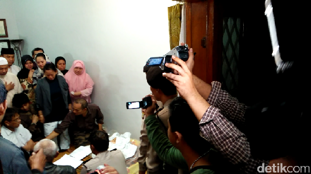 Suasana di rumah duka Italia yang tewas ditembak pelaku curanmor