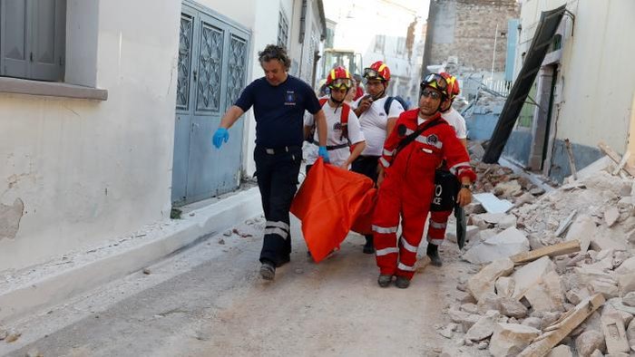 Gempa Yunani-Turki, 1 Wanita Tewas Tertimbun Reruntuhan Rumah