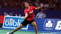Gregoria sempat kesulitan menghadapai Yufei. Dia kurang sabar dan buru-buru ingin mematikan lawan.