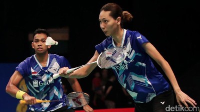 Ganda Campuran Indonesia Edi/Gloria Angkat Koper di Babak Pertama