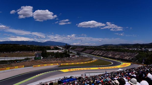 MONTMELO, SPAIN - MAY 13: A general view over the circuit during qualifying for the Spanish Formula One Grand Prix at Circuit de Catalunya on May 13, 2017 in Montmelo, Spain. (Photo by Alex Caparros/Getty Images)