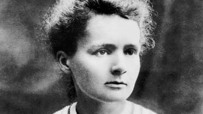 Marie Curie. Historical portrait of the Polish-French physicist Marie Curie (1867-1934, nee Marya Sklodowska). With her husband Pierre, she isolated the radioactive elements polonium and radium in 1898. Marie won the 1911 Nobel Prize for Chemistry for thi