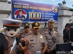 Polresta Palembang Luncurkan 1.000 Aksi Peduli Ramadan