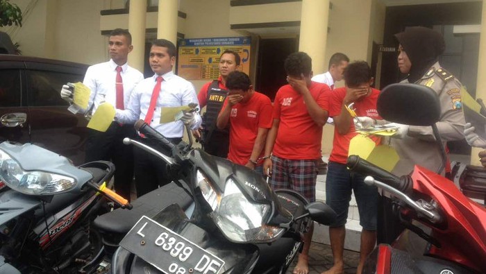 Geng Ambengan Dibekuk, Beraksi di 30 TKP dalam 6 Bulan