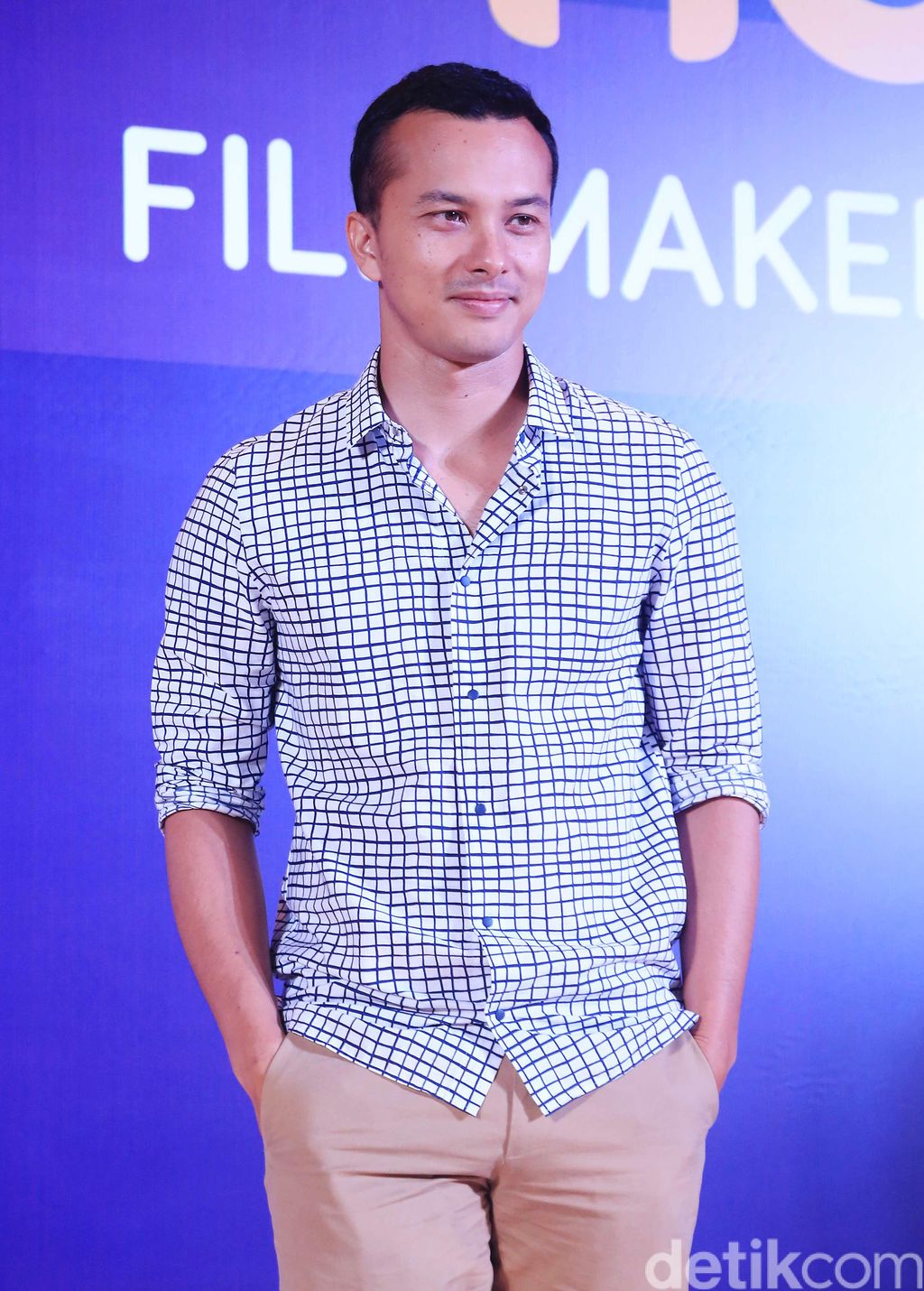 Nicholas Saputra saat ditemui di Fairmont Jakarta.