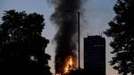 Kebakaran Besar Melanda Apartemen 27 Lantai di London