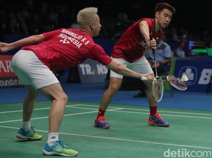 Kevin/Marcus Lolos Babak Kedua, Jonatan Tersingkir
