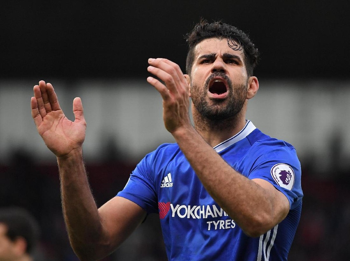 Pemain depan Chelsea, Diego Cista (Foto: Laurence Griffiths/Getty Images)