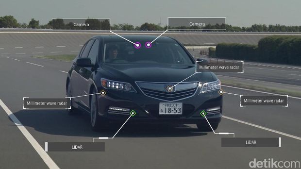 Aneka sensor dan radar yang membantu mobil 'melihat' di jalanan