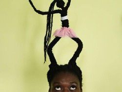 Wanita Ini Sulap Rambutnya Jadi Karya Seni yang Unik