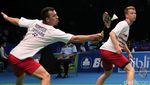Kevin/Marcus Dikalahkan Pasangan Nonunggulan Denmark