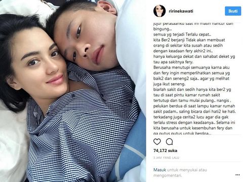 Ririn Ekawati Curhat tentang Sosok Suami yang Tegar Hadapi Leukemia