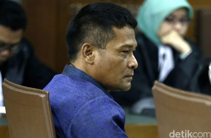 Berthalia Ruruk Kariman dikonfrontir dengan Rohadi dalam sidang kasus suap majelis hakim dengan terdakwa Saipul Jamil kembali di Pengadilan Tipikor, Rabu (14/7/2017).
