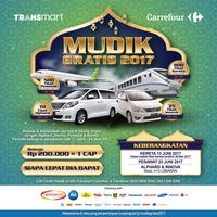 Hari Terakhir Program Mudik dan Umrah Gratis Transmart Carrefour