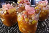 Menu Ke-23: Jagung Manis Enak Diracik Jadi Tumis Kangkung dan Rujak
