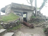 Bunker ketiga yang berisi meriam (Bonauli/detikTravel)