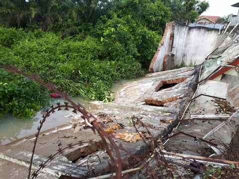 76 Napi Lapas Jambi Kabur Akibat Dinding Jebol Diterjang Banjir