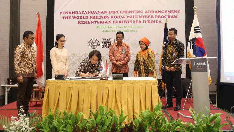 Foto: Suasana penandatanganan MoU (dok Kemenpar) Foto: Suasana penandatanganan MoU (dok Kemenpar)