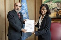 Dirjen FAO dan Duta Besar, Esti Andayani