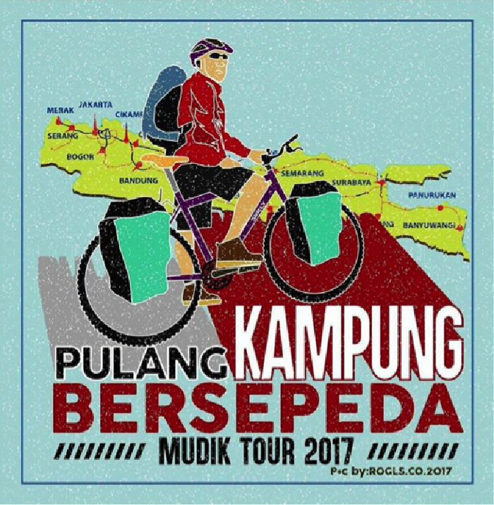 Unik, Komunitas Ini Mudik Naik Sepeda Lewat #GowesMudik2017