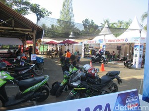 Fasilitas Posko Mudik Yamaha, Servis sampai Isi Nitrogen Gratis