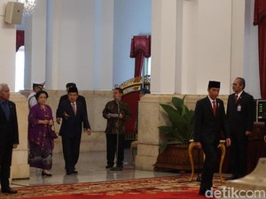 Ada Megawati hingga Lulung Saat Pelantikan Djarot di Istana