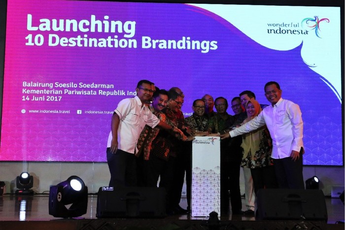 Kemenpar Launching Branding Baru 10 Destinasi Pariwisata