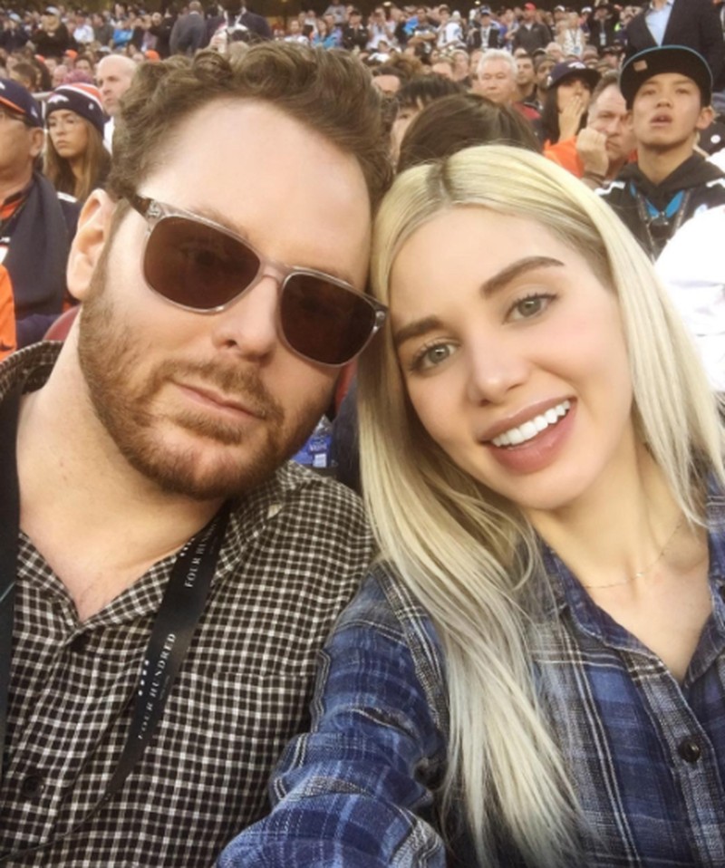 Sean Parker dan Istri