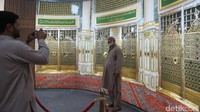 Napak tilas di Museum Nabi Muhammad di kawasan Masjid Nabawi. Di sini bisa melihat wujud asli rumah nabi dahulunya (Fitraya/detikTravel)   