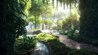 Begini penampakan sebuah hotel di Dubai yang memiliki hutan rimba di dalamnya. Pool/Boredpanda.