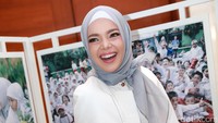 Ia terlihat sangat ceria di acara tersebut. Pool/Palevi S/detikFoto.