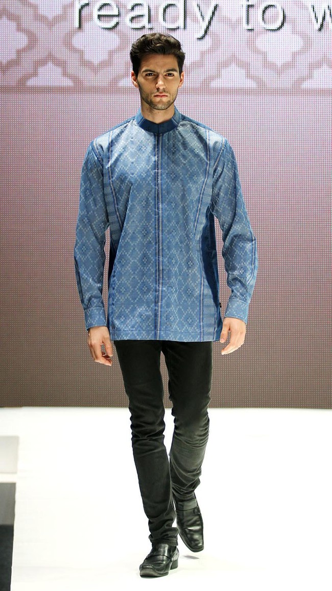 koleksi baju lebaran Shafira (Foto: Mohammad Abduh/Wolipop)