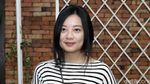 Penampilan Manis Leony dengan Striped Blouse