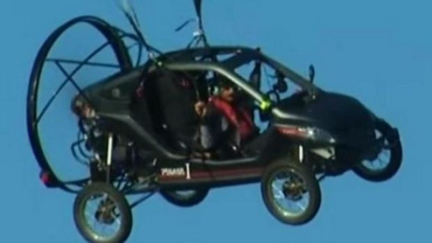  Bruno dan juga Pegasus, mobil terbangnya (Reuters)