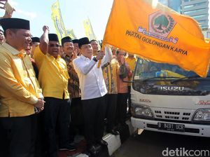 DPD I Golkar Rapat, Nurdin Halid Hingga Dedi Mulyadi Absen