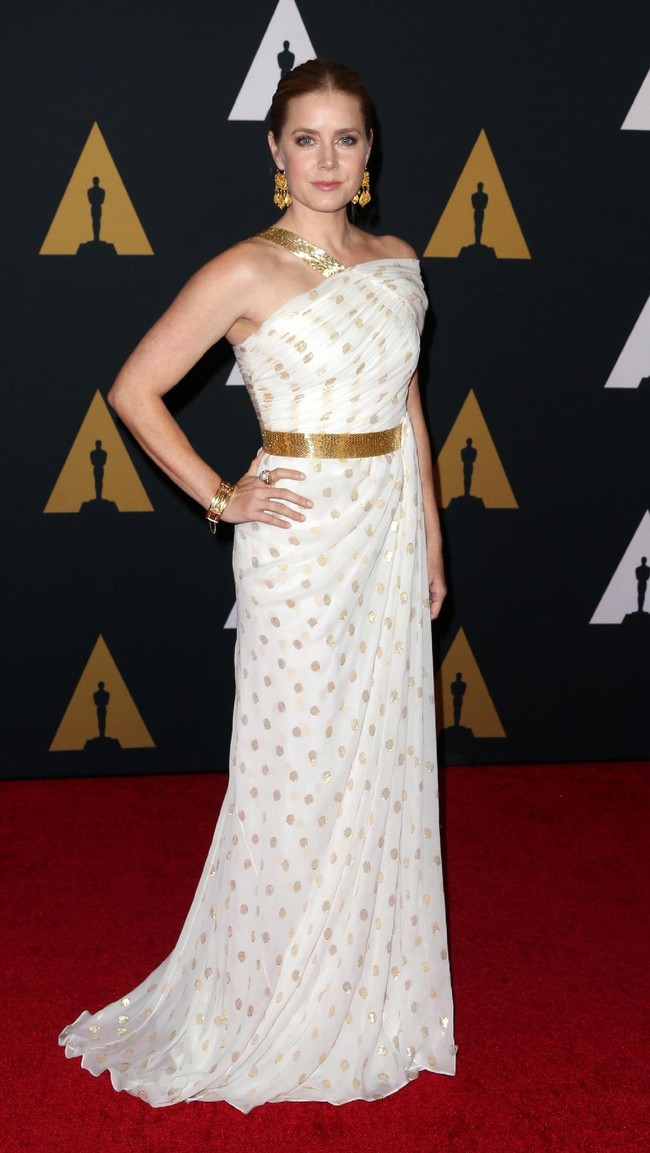 Amy Adams attends the Academy of Motion Picture Arts and Sciences 8th annual Governors Awards at The Ray Dolby Ballroom at Hollywood & Highland Center on November 12, 2016 in Hollywood, California.  (Photo by Frederick M. Brown/Getty Images)