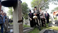 Djarot melakukan ziarah ke TMP Kalibata dalam rangka menyambut hari ulang tahun ke-490 Jakarta pada 22 Juni mendatang.