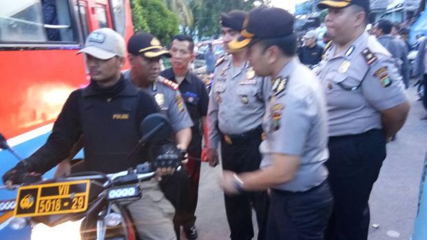  Polisi razia Terminal Tanjung Priok, Jumat (16/6/2017)